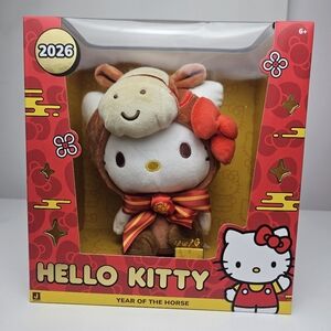Hello Kitty Special Edition Plush boxed Sanrio Year Of The Horse Chinese Newyear